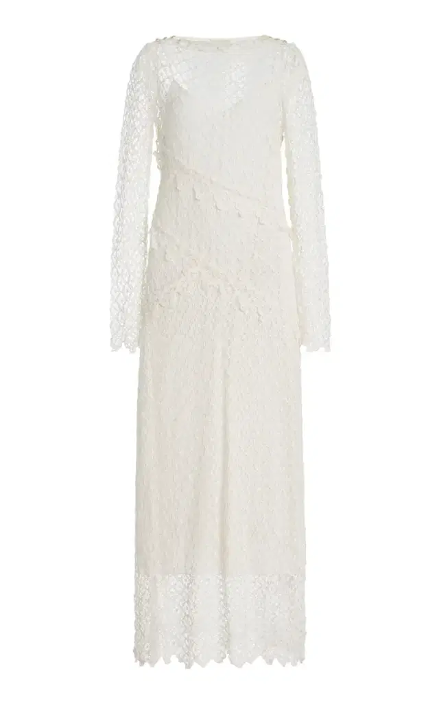 Isabel Marant Lisia Cotton Lace Maxi Dress