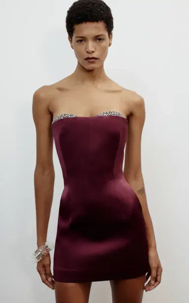 The New Arrivals Ilkyaz Ozel Noélie Strapless Dress | Thumbnail 2