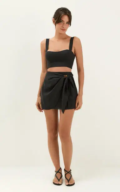 ViX Luna Knotted Short Skirt | Thumbnail 2