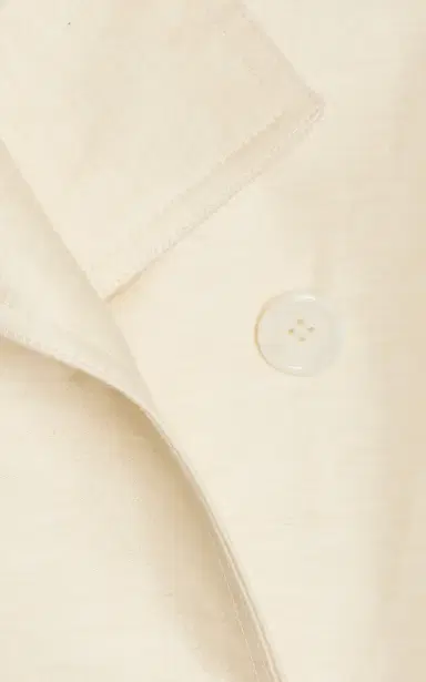 Brandon Maxwell The Ruby Linen-Silk Trench Coat | Thumbnail 6