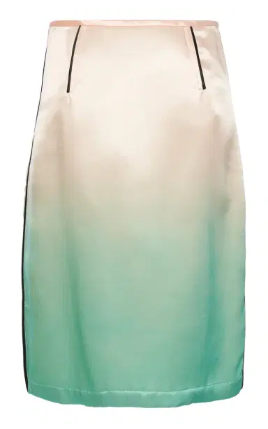 Jil Sander Ombré Satin Midi Skirt | Thumbnail 3