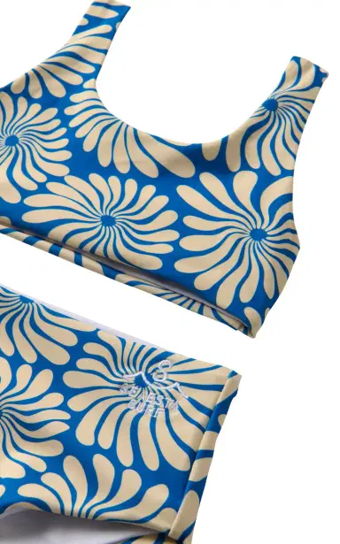 Seaesta Surf Wavy Floral / Two Piece Swimsuit / Panama | Thumbnail 3