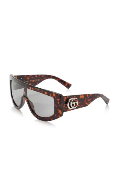 Gucci Mask-Frame Acetate Sunglasses | Thumbnail 3 Gucci Mask-Frame Acetate Sunglasses | Thumbnail 3