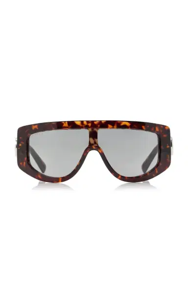 Gucci Mask-Frame Acetate Sunglasses | Thumbnail 1 Gucci Mask-Frame Acetate Sunglasses | Thumbnail 1