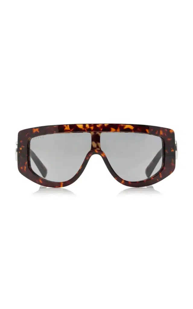 Gucci Mask-Frame Acetate Sunglasses