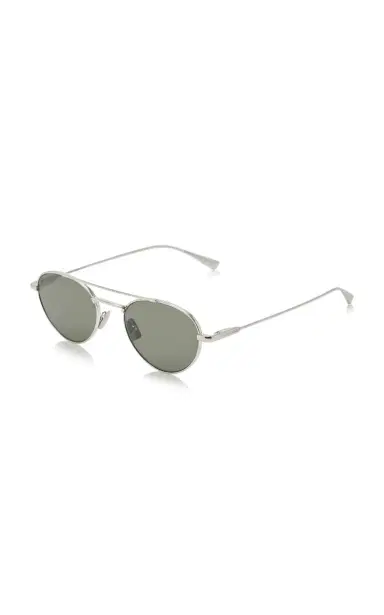 Saint Laurent Aviator-Frame Metal Sunglasses | Thumbnail 3