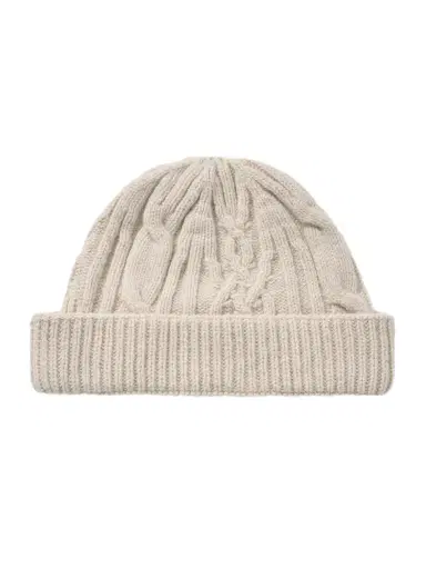 John Smedley Emery Cable-Knit Recycled-Cashmere and Merino Wool-Blend Beanie - Men | Thumbnail 1 John Smedley Emery Cable-Knit Recycled-Cashmere and Merino Wool-Blend Beanie - Men | Thumbnail 1