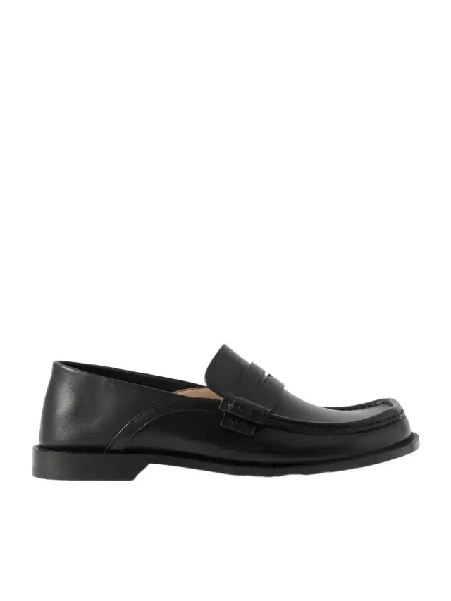 Loewe Campo Collapsible-Heel Leather Penny Loafers - Men