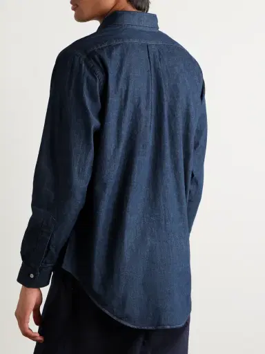 OrSlow Button-Down Collar Denim Shirt - Men | Thumbnail 3