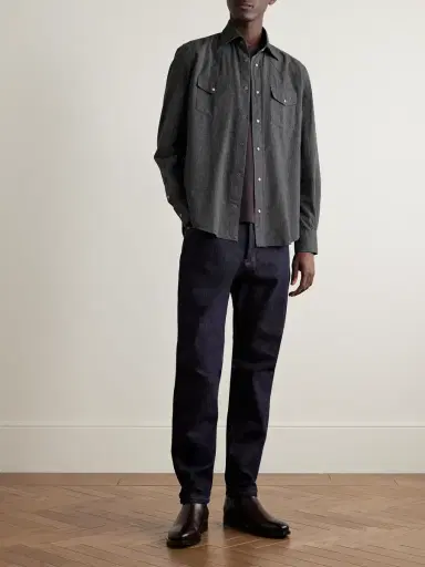 ELEVENTY Cotton Western Shirt - Men | Thumbnail 2