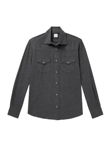 ELEVENTY Cotton Western Shirt - Men | Thumbnail 1