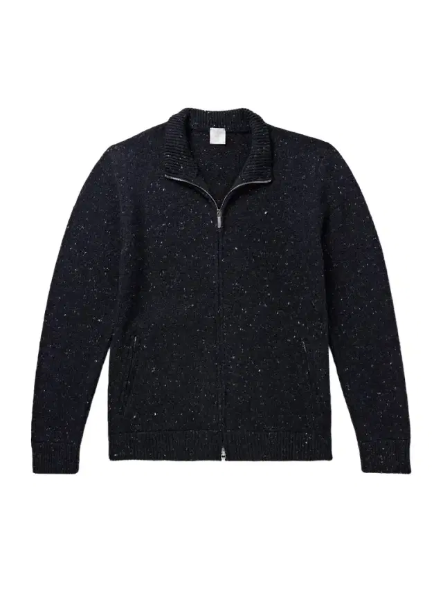 ELEVENTY Wool-Blend Zip-Up Cardigan - Men