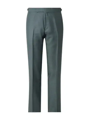 MR P. Mike Straight-Leg Wool, Mohair and Silk-Blend Twill Tuxedo Trousers - Men | Thumbnail 1