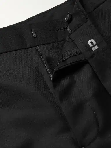 MR P. Mike Straight-Leg Wool, Mohair and Silk-Blend Twill Tuxedo Trousers - Men | Thumbnail 6