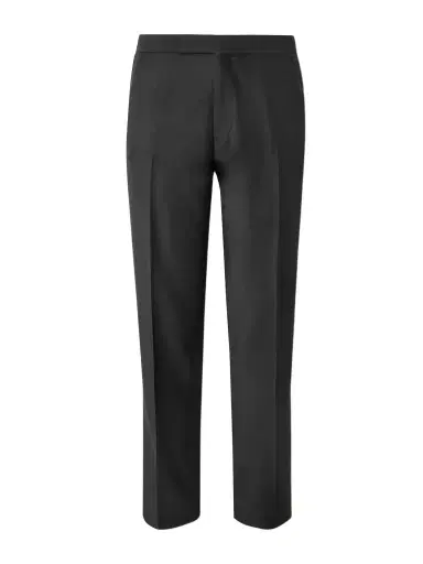MR P. Mike Straight-Leg Wool, Mohair and Silk-Blend Twill Tuxedo Trousers - Men | Thumbnail 1