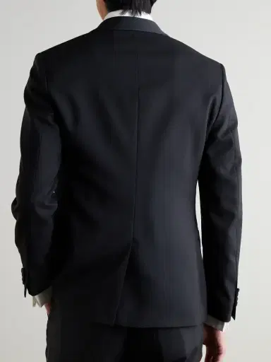 MR P. Slim-Fit Satin-Trimmed Wool Tuxedo Jacket - Men | Thumbnail 4