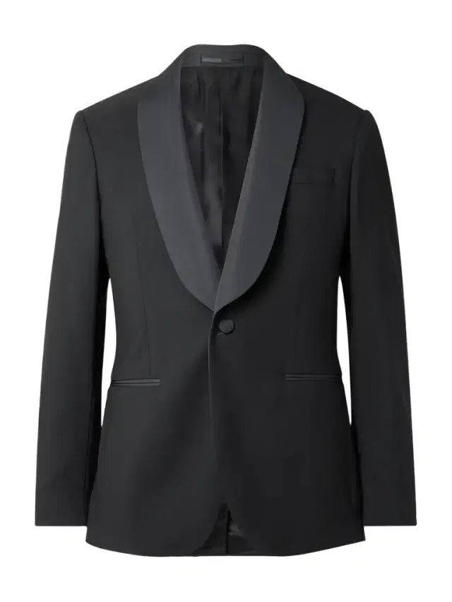 MR P. Slim-Fit Satin-Trimmed Wool Tuxedo Jacket - Men