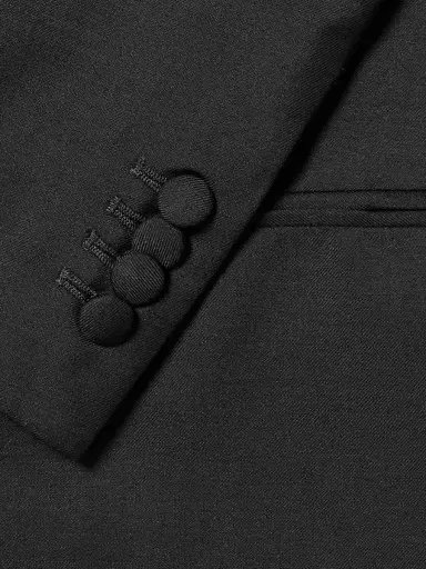 MR P. Slim-Fit Double-Breasted Shawl-Collar Wool, Mohair and Silk-Blend Tuxedo Jacket - Men | Thumbnail 5