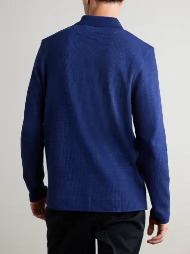 MR P. Waffle-Knit Organic Cotton-Jersey Polo Shirt - Men | Thumbnail 4 MR P. Waffle-Knit Organic Cotton-Jersey Polo Shirt - Men | Thumbnail 4