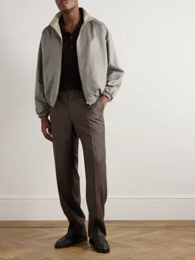 Stòffa Reversible Brushed-Cashmere Bomber Jacket - Men | Thumbnail 2 Stòffa Reversible Brushed-Cashmere Bomber Jacket - Men | Thumbnail 2