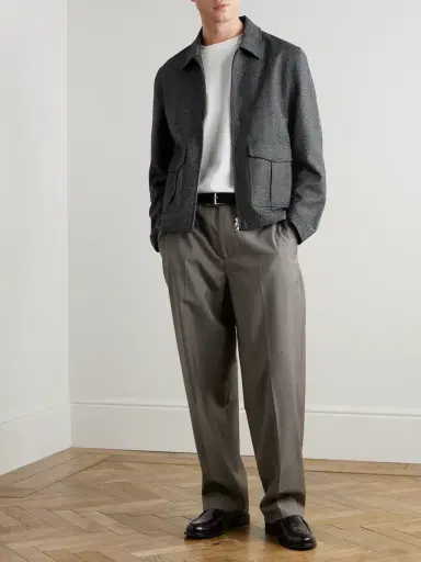 MR P. Wool-Herringbone Blouson Jacket - Men | Thumbnail 2