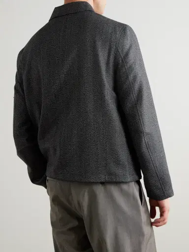 MR P. Wool-Herringbone Blouson Jacket - Men | Thumbnail 4