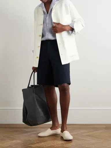 Loro Piana André Striped Linen Shirt - Men | Thumbnail 2 Loro Piana André Striped Linen Shirt - Men | Thumbnail 2
