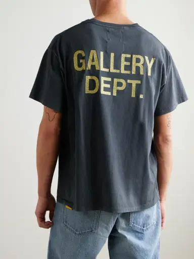 Gallery Dept. Big Reaper Glittered Printed Cotton-Jersey T-Shirt - Men | Thumbnail 3