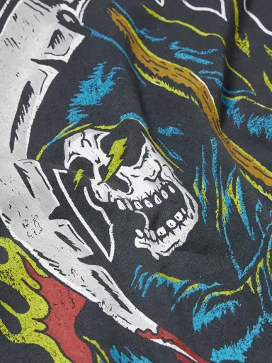 Gallery Dept. Big Reaper Glittered Printed Cotton-Jersey T-Shirt - Men | Thumbnail 4