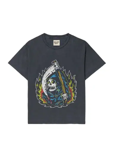 Gallery Dept. Big Reaper Glittered Printed Cotton-Jersey T-Shirt - Men | Thumbnail 1