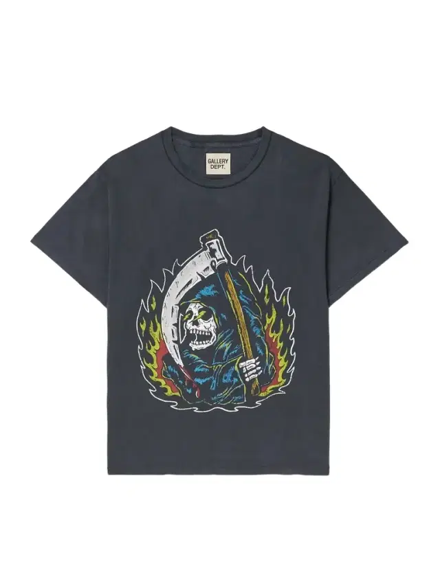 Big Reaper Glittered Printed Cotton-Jersey T-Shirt - Men