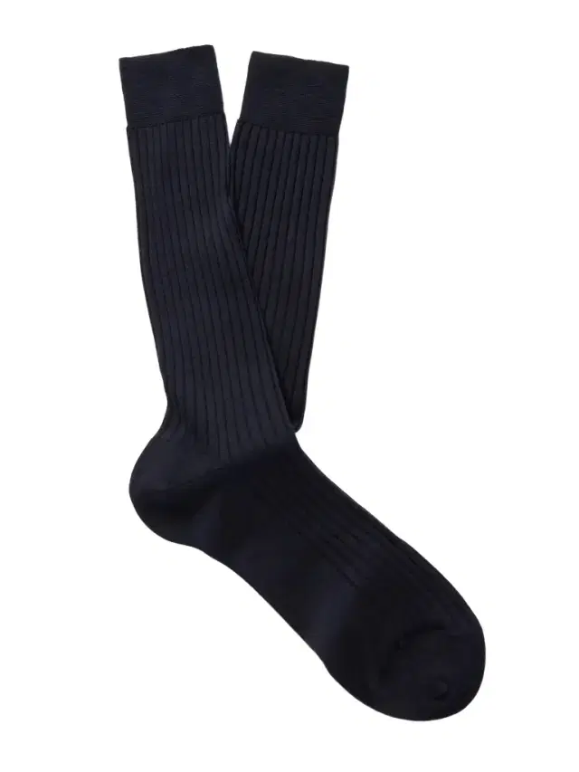 Ribbed Merino Wool-Blend Socks - Men
