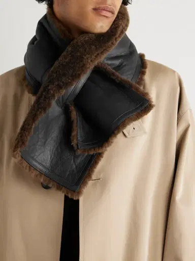 MR P. Shearling Scarf - Men | Thumbnail 2 MR P. Shearling Scarf - Men | Thumbnail 2