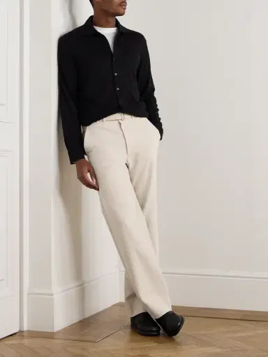 Stòffa Straight-Leg Belted Cotton-Twill Trousers - Men | Thumbnail 2 Stòffa Straight-Leg Belted Cotton-Twill Trousers - Men | Thumbnail 2