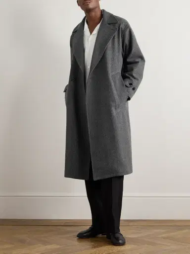 Stòffa Asymmetric Wool Coat - Men | Thumbnail 3 Stòffa Asymmetric Wool Coat - Men | Thumbnail 3