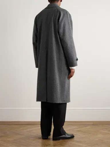 Stòffa Asymmetric Wool Coat - Men | Thumbnail 4 Stòffa Asymmetric Wool Coat - Men | Thumbnail 4
