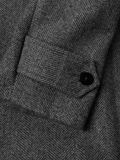 Stòffa Asymmetric Wool Coat - Men | Thumbnail 6 Stòffa Asymmetric Wool Coat - Men | Thumbnail 6