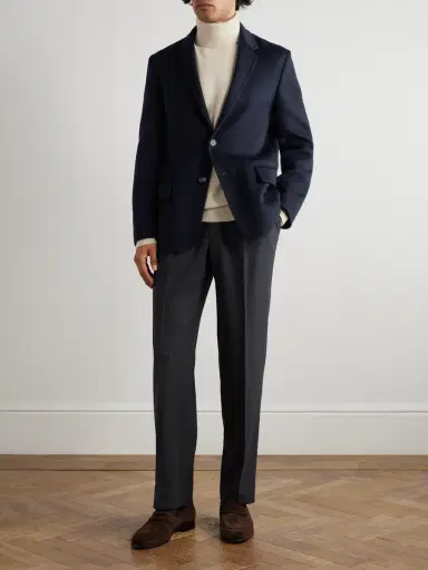 Loro Piana Paolo Double-Faced Baby Cashmere Blazer - Men | Thumbnail 2 Loro Piana Paolo Double-Faced Baby Cashmere Blazer - Men | Thumbnail 2