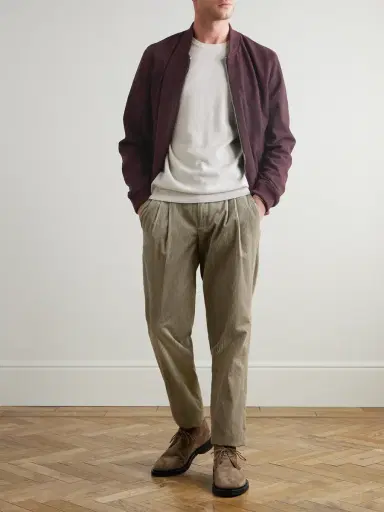 MR P. Suede Bomber Jacket - Men | Thumbnail 2
