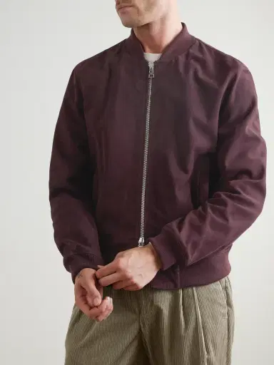 MR P. Suede Bomber Jacket - Men | Thumbnail 3