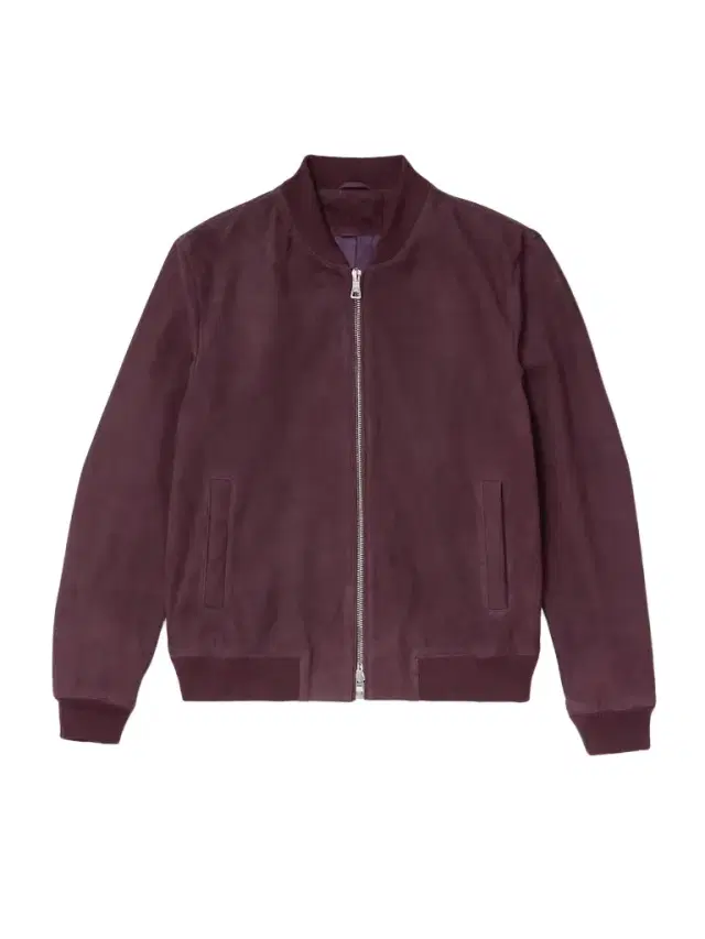 MR P. Suede Bomber Jacket - Men