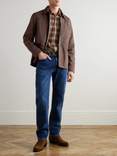 MR P. Checked Organic Cotton-Flannel Western Shirt - Men | Thumbnail 2 MR P. Checked Organic Cotton-Flannel Western Shirt - Men | Thumbnail 2