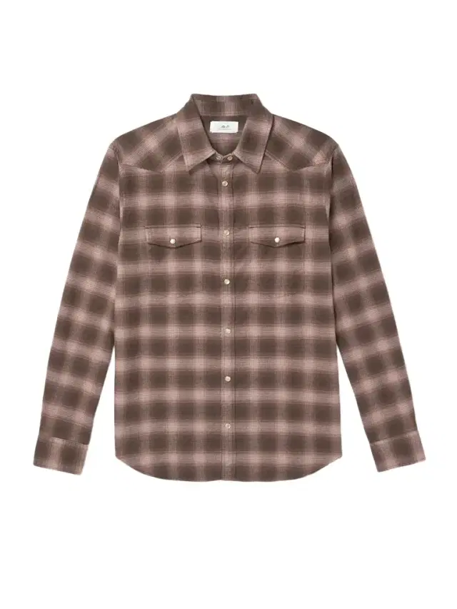 MR P. Checked Organic Cotton-Flannel Western Shirt - Men