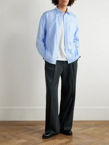 A Kind Of Guise Telmen Striped Organic Cotton-Poplin Shirt - Men | Thumbnail 2 A Kind Of Guise Telmen Striped Organic Cotton-Poplin Shirt - Men | Thumbnail 2