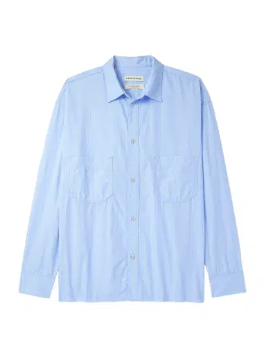 A Kind Of Guise Telmen Striped Organic Cotton-Poplin Shirt - Men | Thumbnail 1 A Kind Of Guise Telmen Striped Organic Cotton-Poplin Shirt - Men | Thumbnail 1