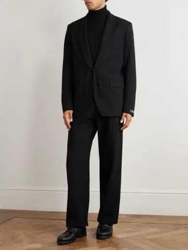 A Kind Of Guise Samurai Wide-Leg Seersucker Drawstring Suit Trousers - Men | Thumbnail 2 A Kind Of Guise Samurai Wide-Leg Seersucker Drawstring Suit Trousers - Men | Thumbnail 2