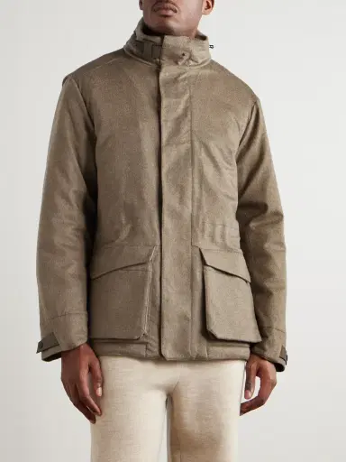 Sease Uptown Padded Hooded Cashmere Jacket - Men | Thumbnail 3 Sease Uptown Padded Hooded Cashmere Jacket - Men | Thumbnail 3