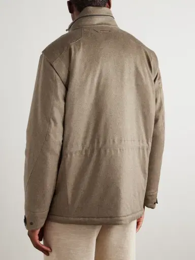 Sease Uptown Padded Hooded Cashmere Jacket - Men | Thumbnail 4 Sease Uptown Padded Hooded Cashmere Jacket - Men | Thumbnail 4