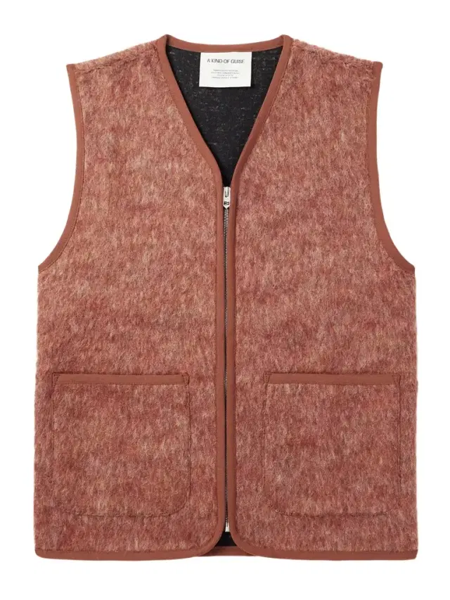 A Kind Of Guise Valur Brushed Virgin Wool-Blend Gilet - Men