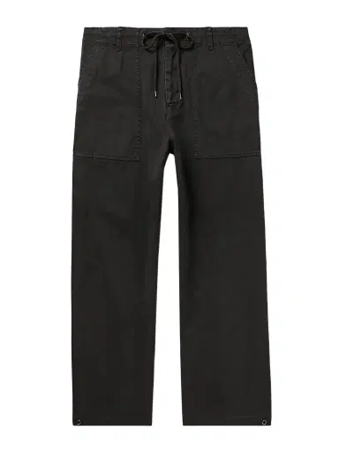 James Perse Flight Straight-Leg Slub Cotton-Blend Twill Drawstring Trousers - Men | Thumbnail 1